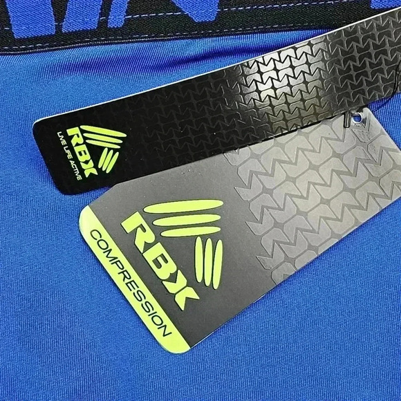 RBX Pro X-Dri Compression Leggings Royal blue men's # CRM742 XL NWT - Picture 5 of 7